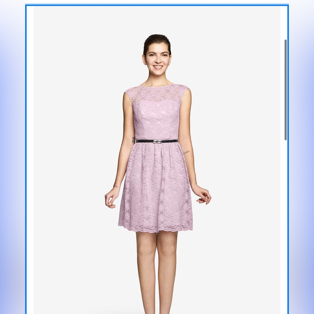David Tutera lilac gown